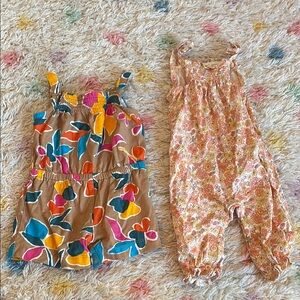 Carter’s Colorful Floral Tank Top Romper & Jumpsuit - 3 Months - Never Worn